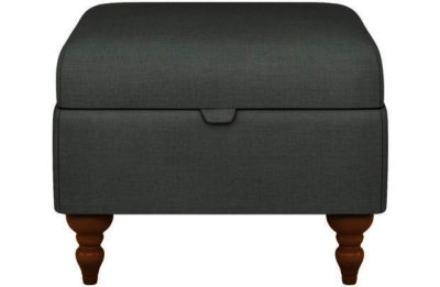 Schreiber Duck Egg Soft Texture Storage Footstool-Dark Feet Schreiber Duck Egg Soft Texture Storage Footstool-Dark Feet